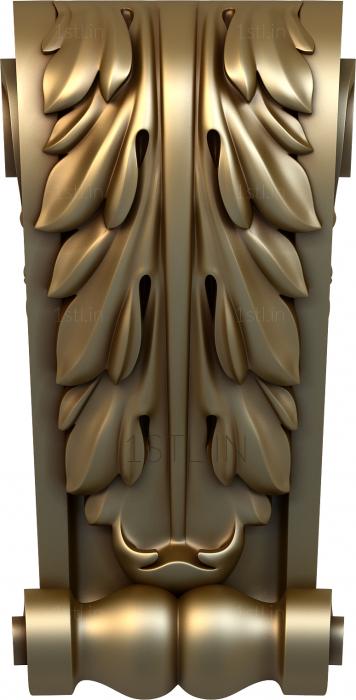 Corbels (KR_0532) 3D model for CNC machine