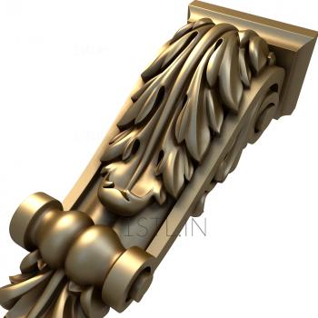 Corbels (KR_0534) 3D model for CNC machine