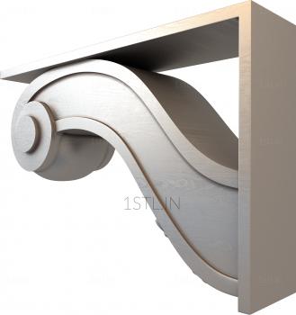 Corbels (KR_0584) 3D model for CNC machine