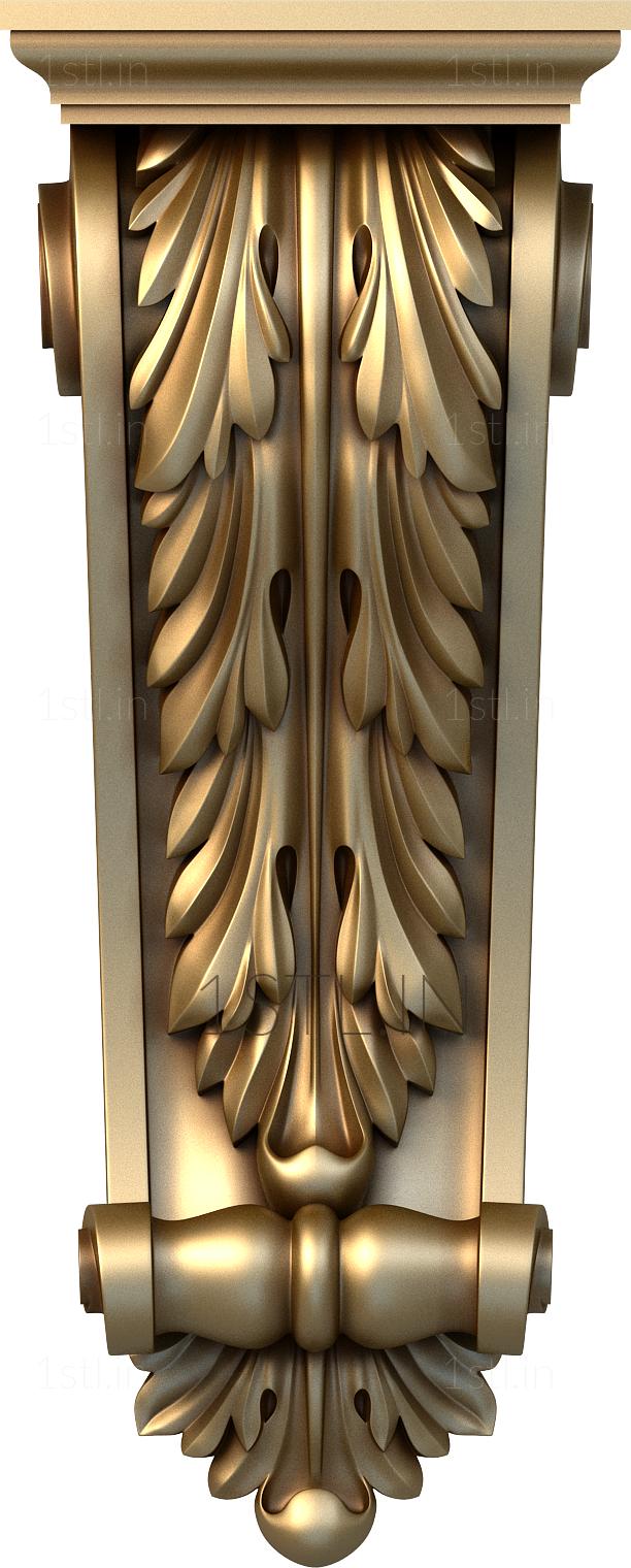 Corbels (KR_0593) 3D model for CNC machine