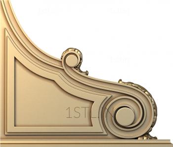 Corbels (KR_0619) 3D model for CNC machine