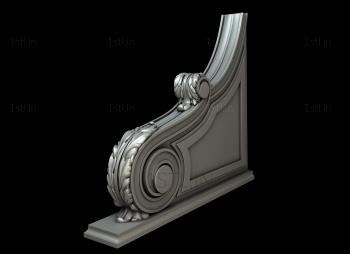 Corbels (KR_0619) 3D model for CNC machine