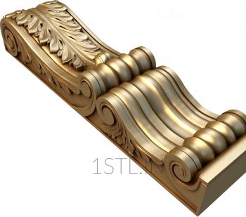 Corbels (KR_0628) 3D model for CNC machine