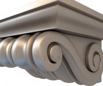 Corbels (KR_0634) 3D model for CNC machine