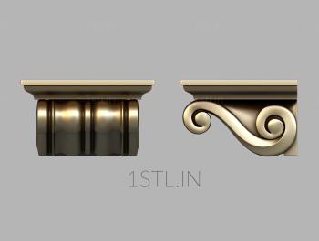 Corbels (KR_0634) 3D model for CNC machine