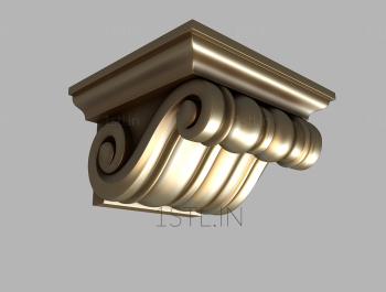 Corbels (KR_0634) 3D model for CNC machine