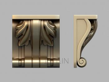 Corbels (KR_0635) 3D model for CNC machine