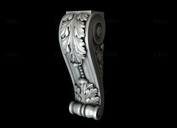 Corbels (KR_0636) 3D model for CNC machine