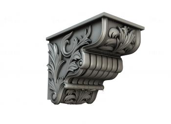 Corbels (KR_0644) 3D model for CNC machine