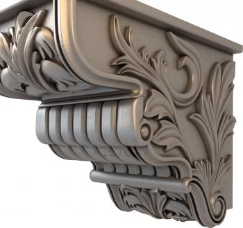 Corbels (KR_0644) 3D model for CNC machine