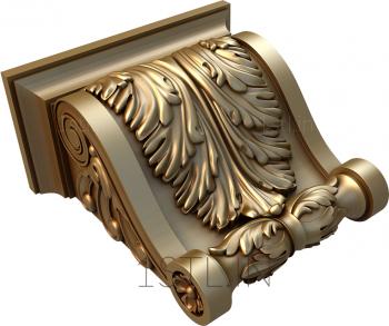 Corbels (KR_0645) 3D model for CNC machine