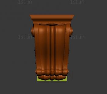 Corbels (KR_0647) 3D model for CNC machine