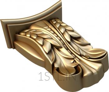 Corbels (KR_0654) 3D model for CNC machine