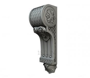 Corbels (KR_0690) 3D model for CNC machine