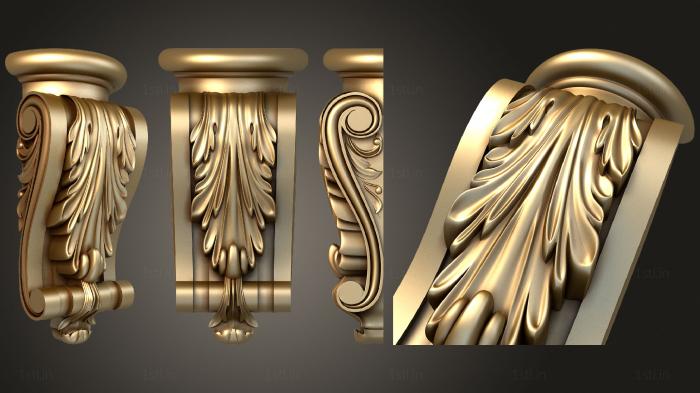 Corbels (KR_0731) 3D model for CNC machine