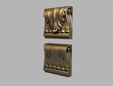 Corbels (KR_0733) 3D model for CNC machine