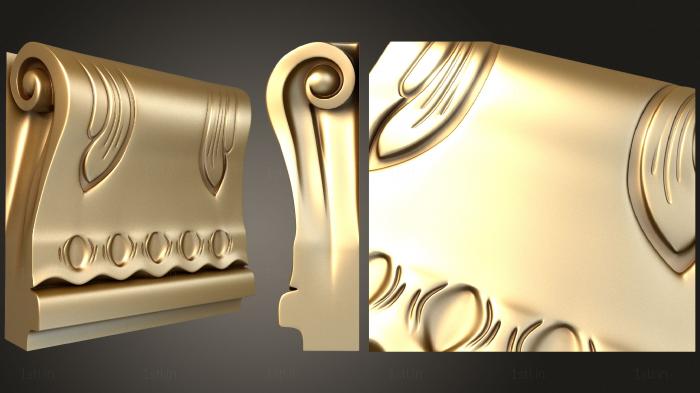 Corbels (KR_0737) 3D model for CNC machine