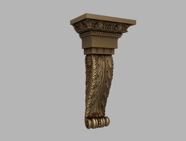 Corbels (KR_0754) 3D model for CNC machine