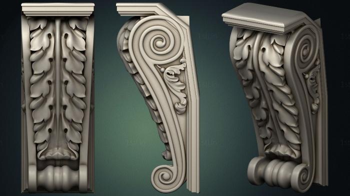 Corbels (KR_0776) 3D model for CNC machine