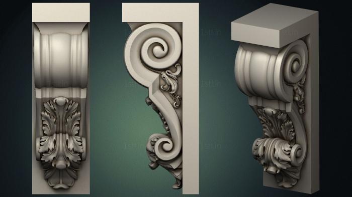 Corbels (KR_0781) 3D model for CNC machine