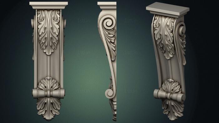 Corbels (KR_0784) 3D model for CNC machine