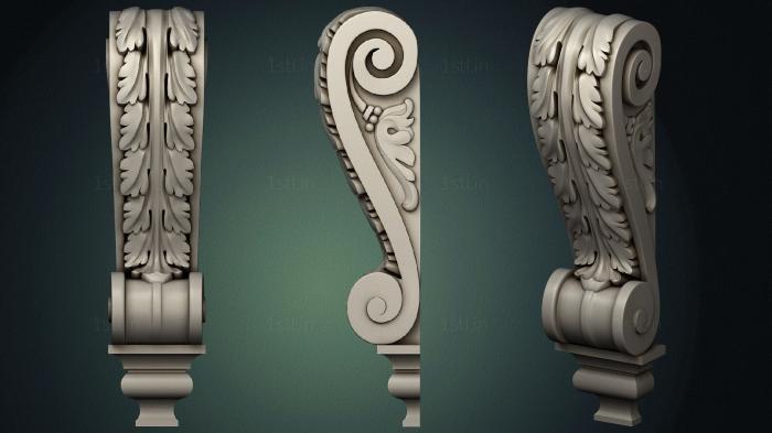 Corbels (KR_0786) 3D model for CNC machine