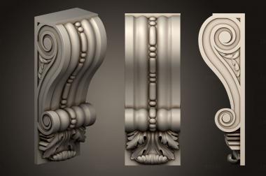 Corbels (KR_0789) 3D model for CNC machine