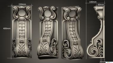 Corbels (KR_0792) 3D model for CNC machine