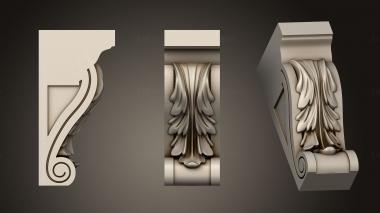 Corbels (KR_0795) 3D model for CNC machine