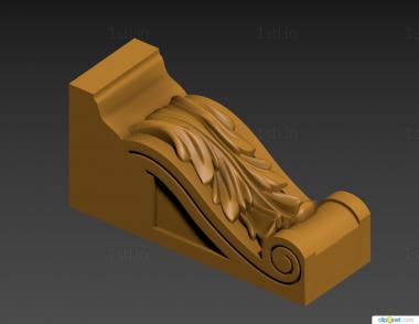 Corbels (KR_0796) 3D model for CNC machine