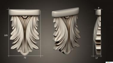 Corbels (KR_0799) 3D model for CNC machine