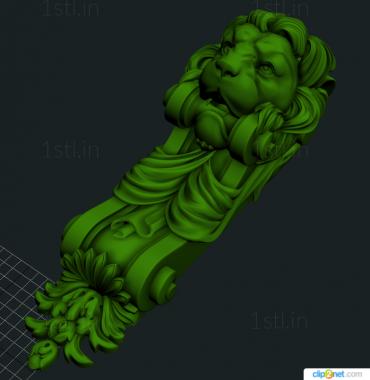 Corbels (KR_0805) 3D model for CNC machine