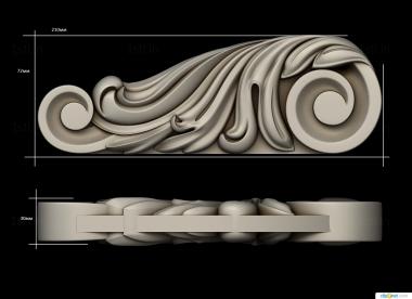 Corbels (KR_0813) 3D model for CNC machine