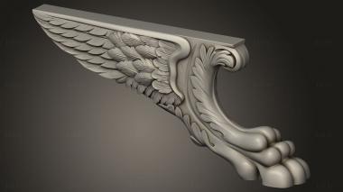 Corbels (KR_0817) 3D model for CNC machine