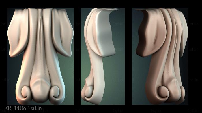 कॉर्बल्स (KR_1106) सीएनसी मशीन के लिए 3D मॉडल