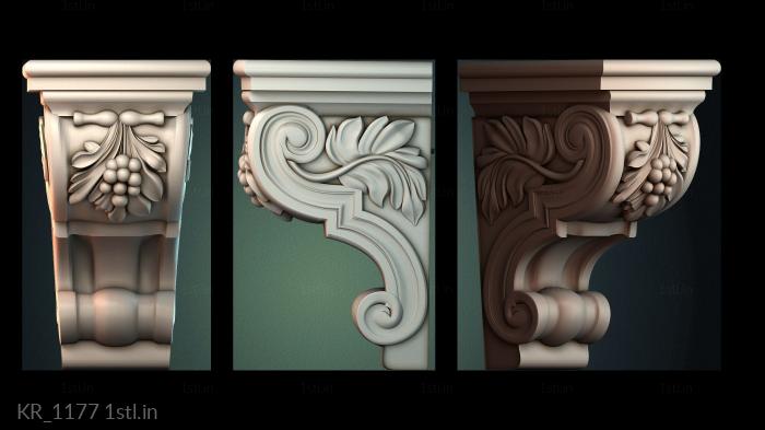 कॉर्बल्स (KR_1177) सीएनसी मशीन के लिए 3D मॉडल