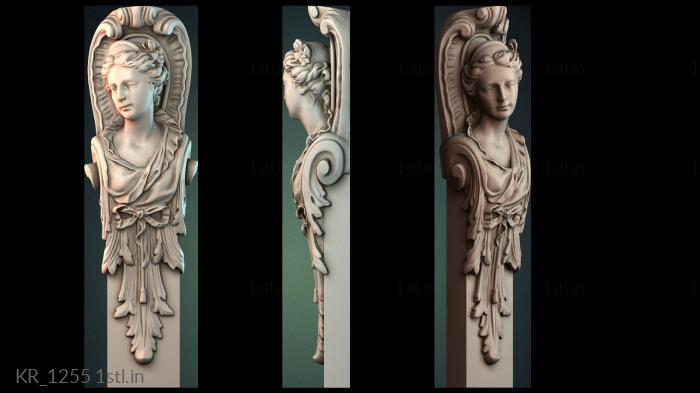 Corbels (KR_1255) 3D model for CNC machine