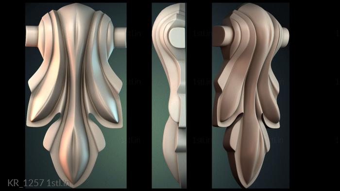 Corbels (KR_1257) 3D model for CNC machine