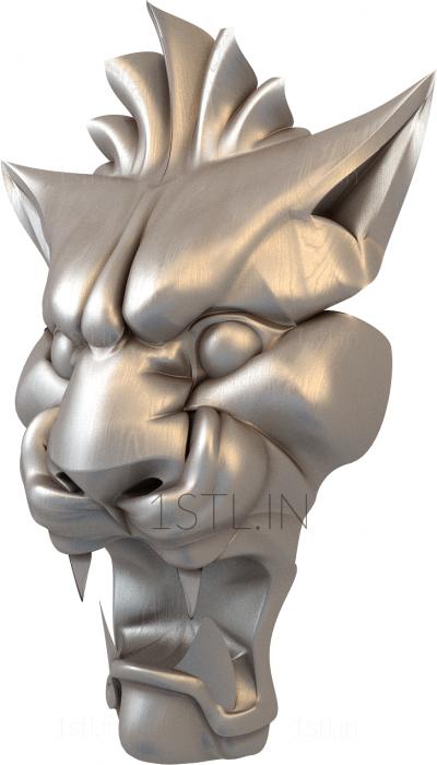 मुखौटा (MS_0003-1) सीएनसी मशीन के लिए 3D मॉडल