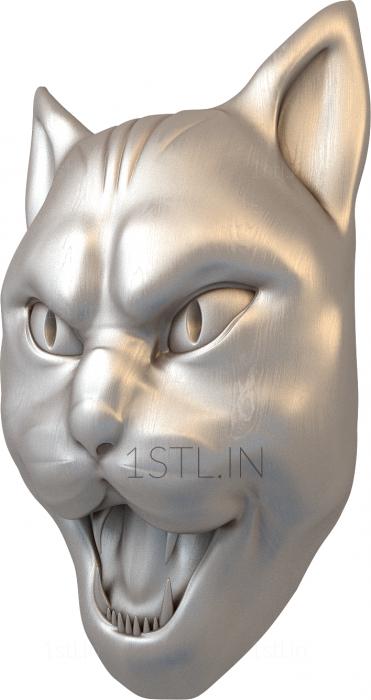 Mask (MS_0007) 3D model for CNC machine