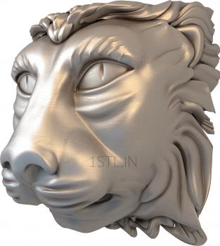 Mask (MS_0009) 3D model for CNC machine