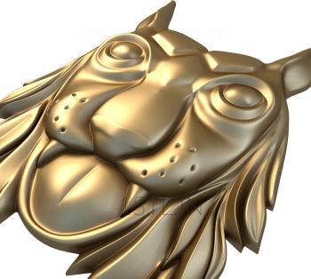 Mask (MS_0017) 3D model for CNC machine