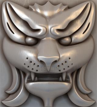 Mask (MS_0101) 3D model for CNC machine