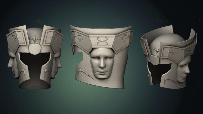 Mask (MS_0408) 3D model for CNC machine