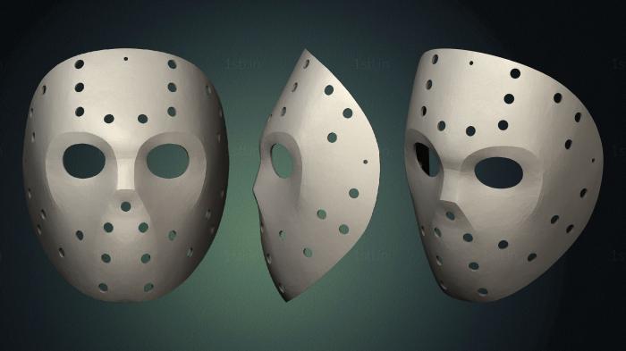 Mask (MS_0411) 3D model for CNC machine