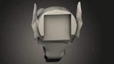 Mask (MS_1043) 3D model for CNC machine