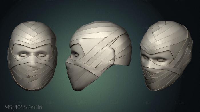 Mask (MS_1055) 3D model for CNC machine