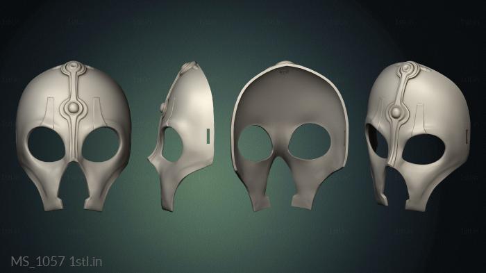 Mask (MS_1057) 3D model for CNC machine