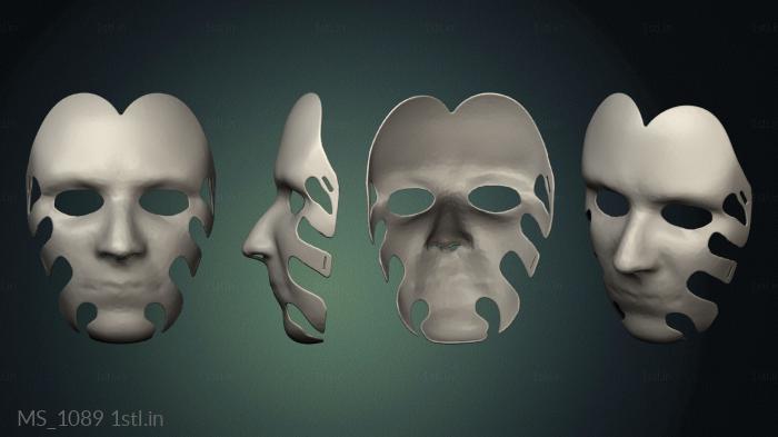 Mask (MS_1089) 3D model for CNC machine