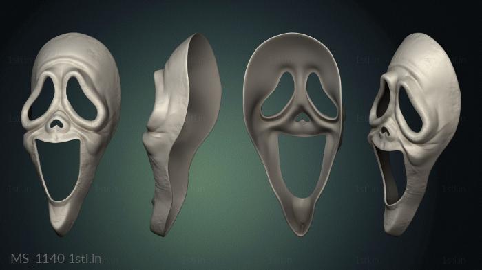 Mask (MS_1140) 3D model for CNC machine